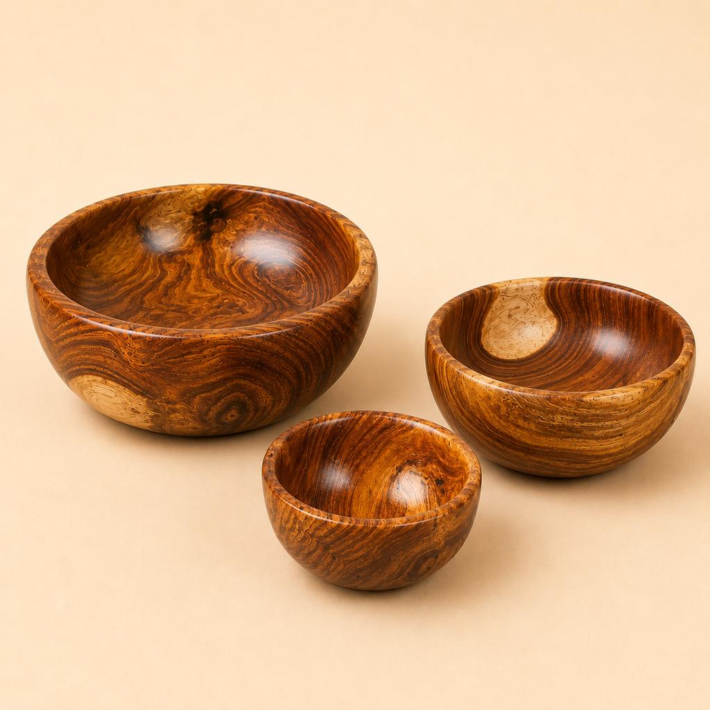 Premium Natural Wooden Bowls