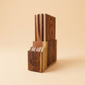 Book Cutting Board & Knife Holder