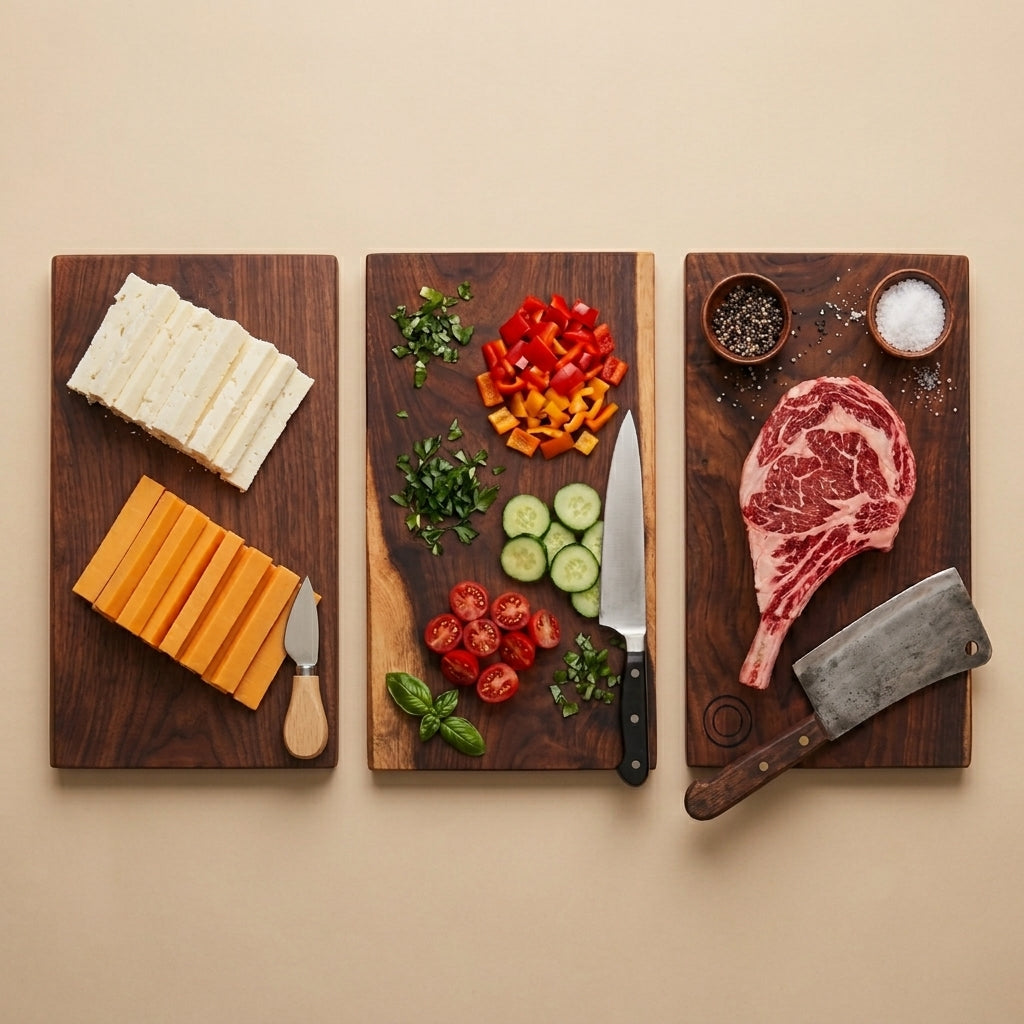 Book Cutting Board & Knife Holder