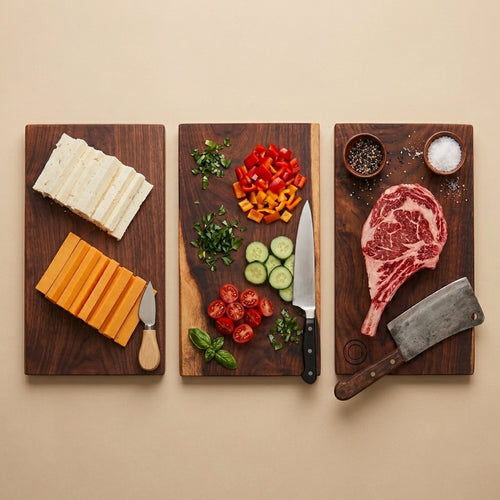 Book Cutting Board & Knife Holder